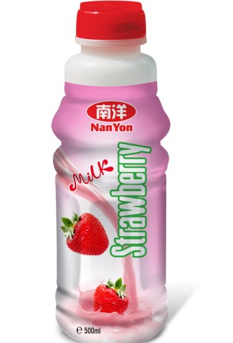 Trobico strawberry milk PP bottle 500ml